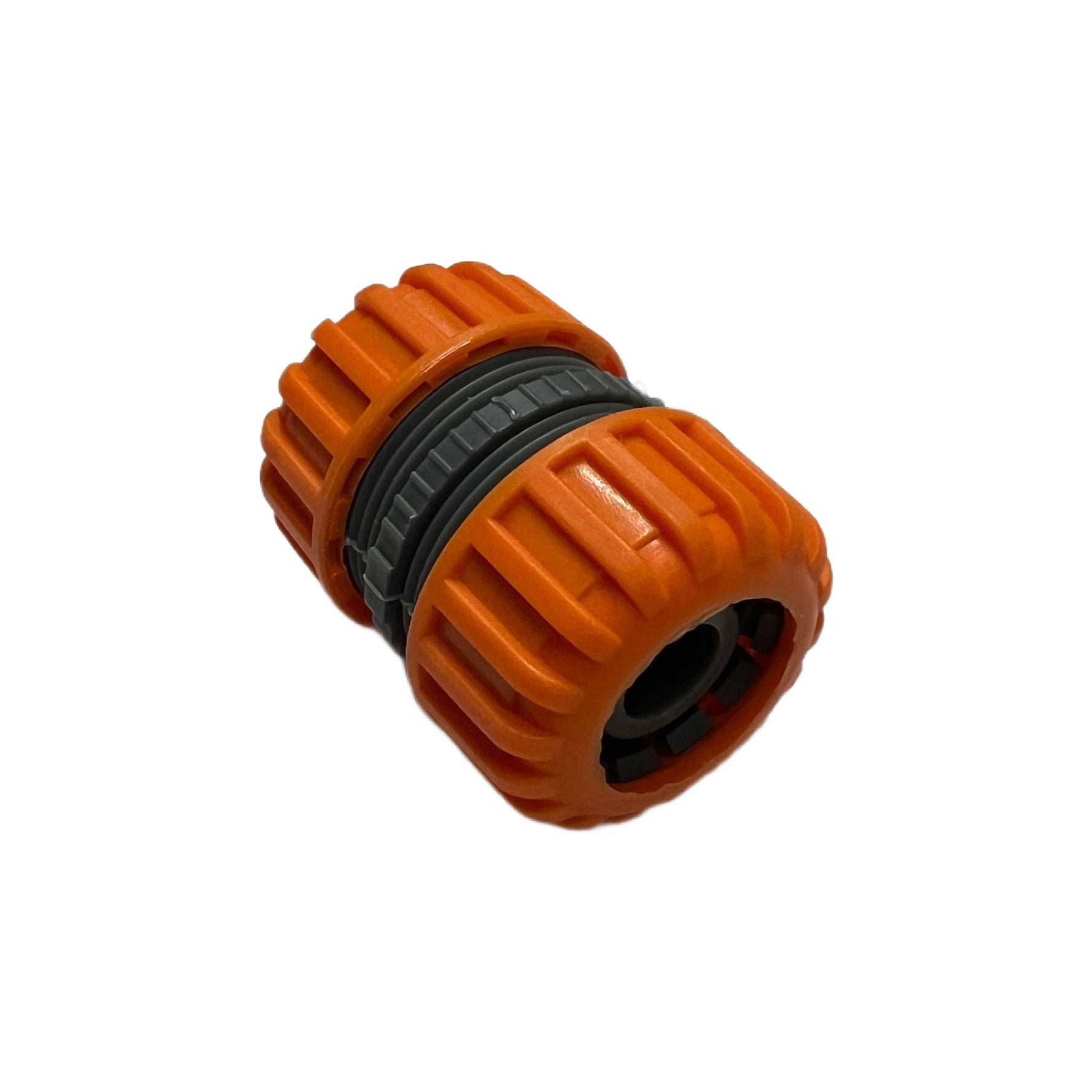 Conector imbinare 2 furtunuri 3/4 - 3/4 inch, plastic, portocaliu
