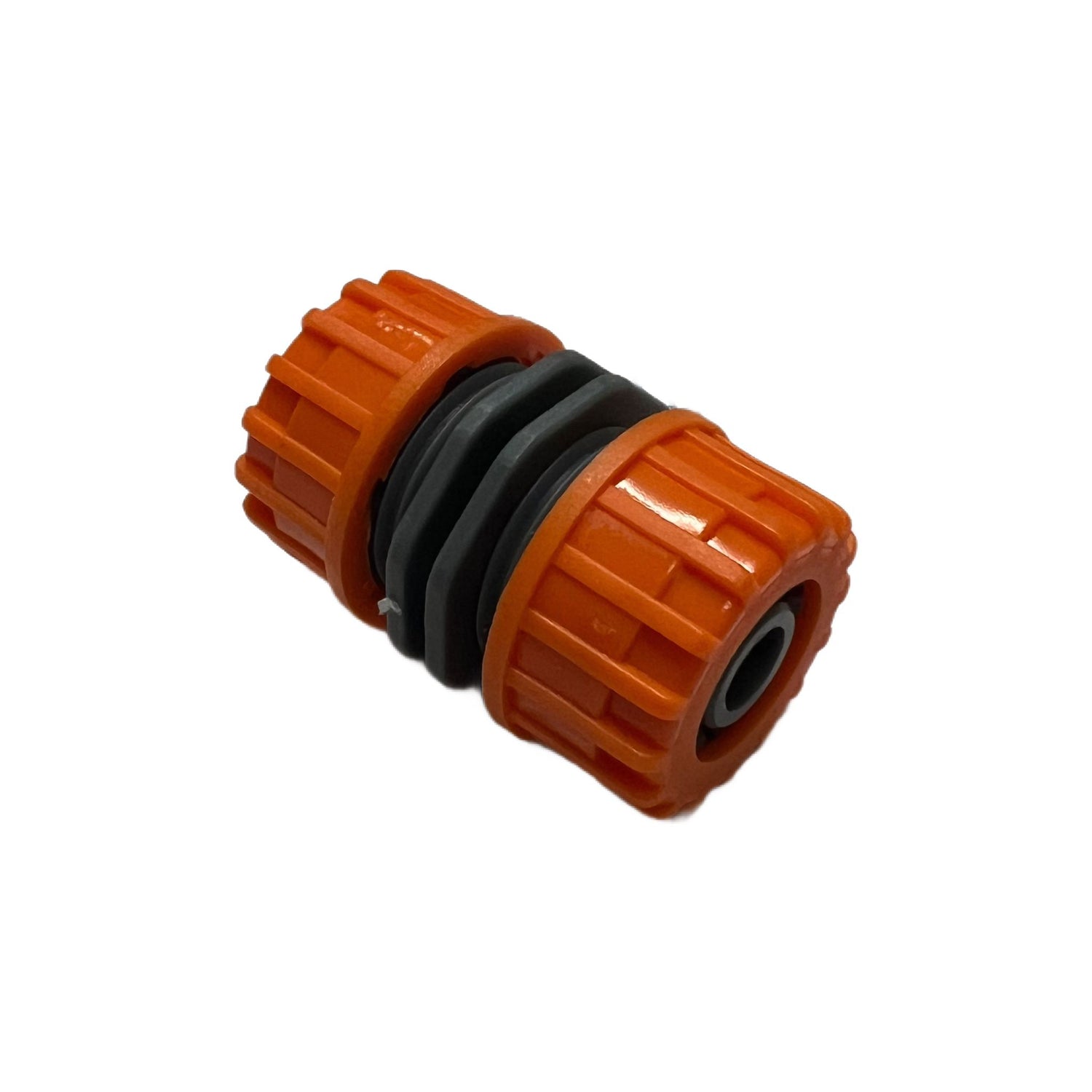Conector imbinare 2 furtunuri 1/2 - 1/2 inch, plastic, portocaliu
