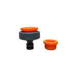 Mufa Cauciucata Cuplaj Robinet 1/2 inch- 3/4 inch- 1 inch, Gri-Portocaliu.