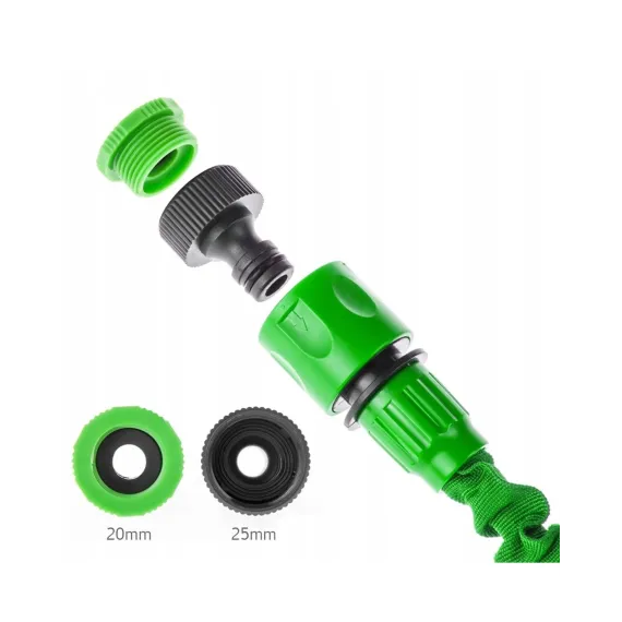 Furtun extensibil de gradina 150FT - 45M + Pistol cu 7 functii de udare si accesorii
